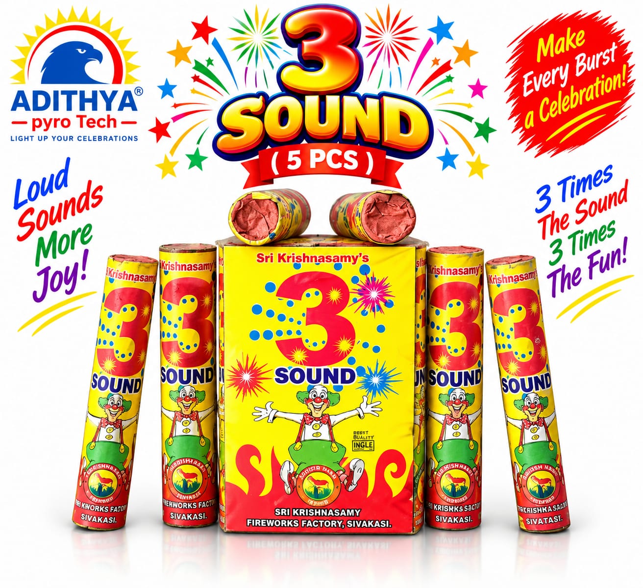 3 Sound Crackers