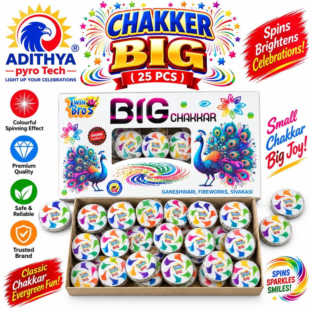 Ground Chakkar Big (25pc)