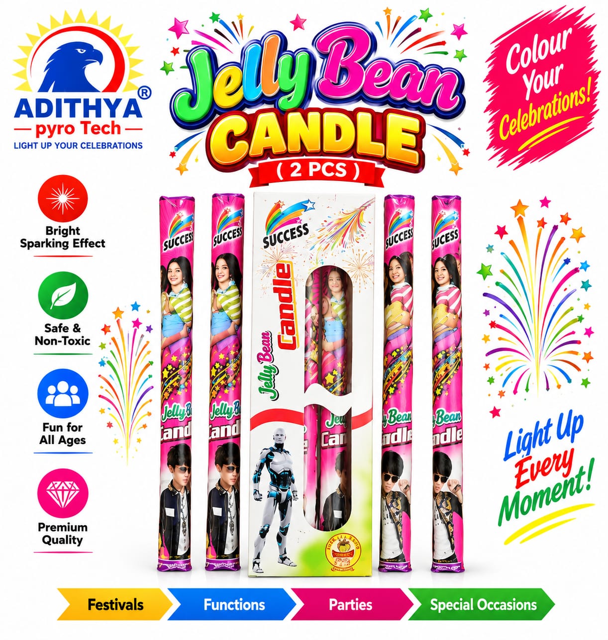 Jelly Bean Candle